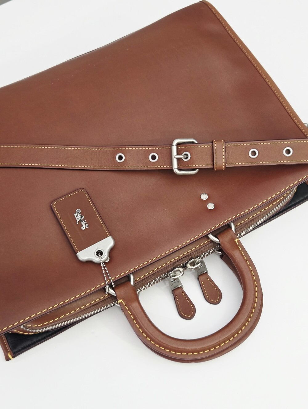 EXCELLENT COACH ROGUE BRIEF BRIEFCASE LAPTOP BAG 11647 - Picture 6 of 15